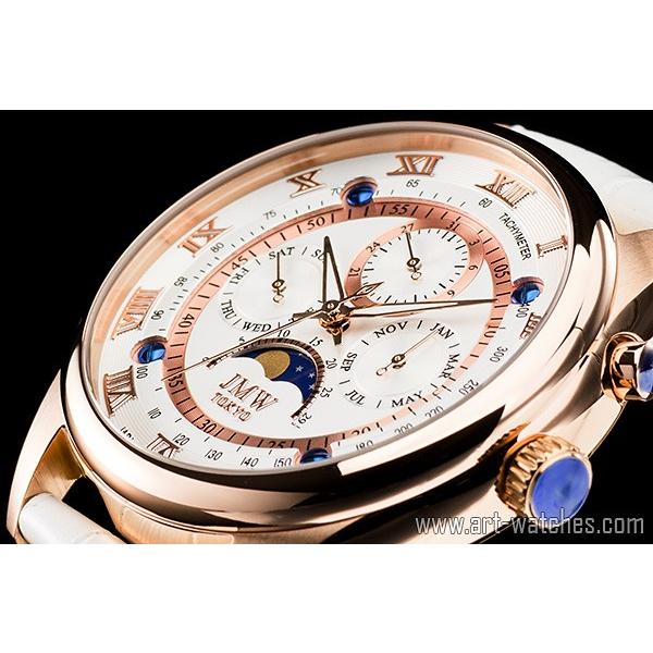 JMW TOKYO 腕時計 シチズン製ムーブメント ホワイト&ゴールド 上級