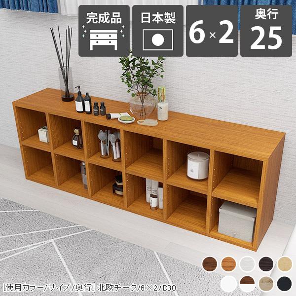 arne（アーネ） 本棚 大容量 カラーボックス オープンラック 2段