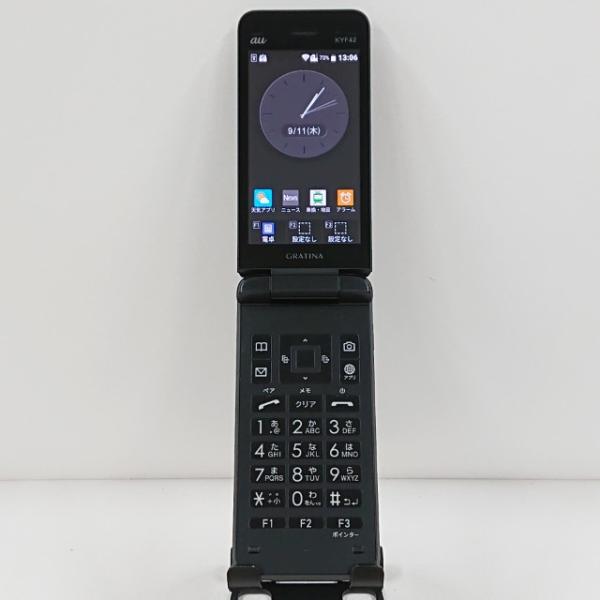 GRATINA KYF42 au ブラック 送料無料 即決 本体 c14424 : アーク
