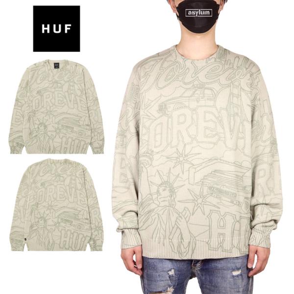HUF（ハフ） 爆買 ニット セーター メンズ レディース ブランド 大きい