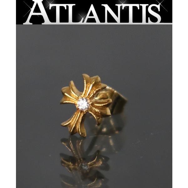 CHROME HEARTS 銀座店 クロムハーツ 22K No2 CHクロス スタッド