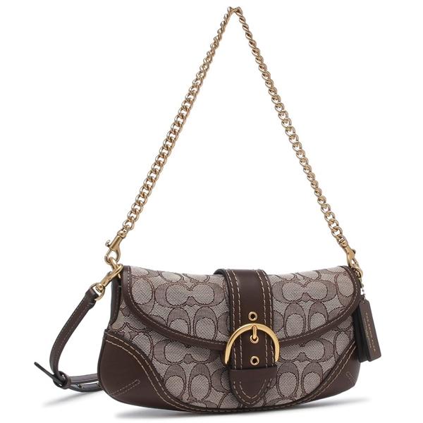 COACH（コーチ） ショルダーバッグ シグネチャー ジャガード ソーホー