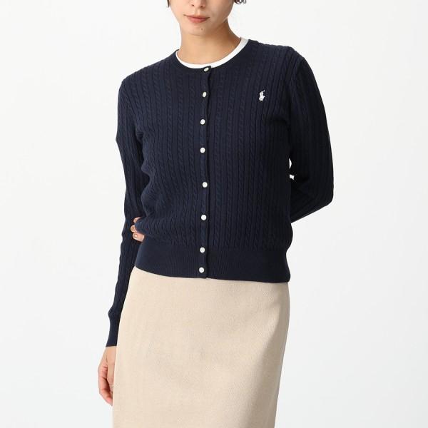 セールPoloポロラルフローレンケーブルカーディガン ニット セーター