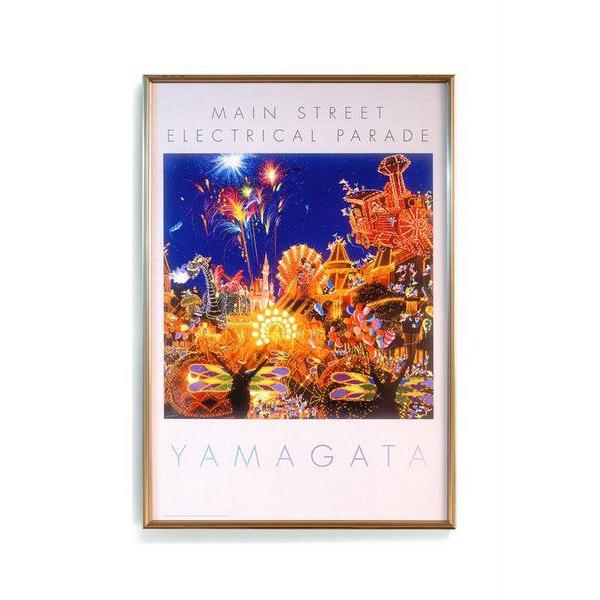 絵画 ヒロ・ヤマガタポスター額 エレクトリカルパレード 壁掛け 壁飾り