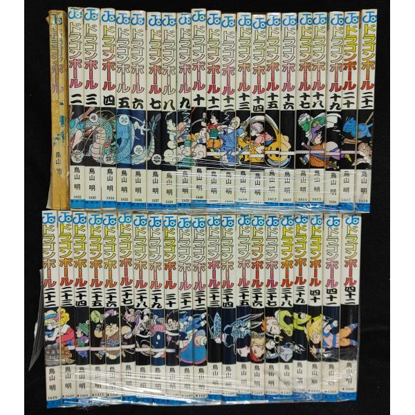 DRAGON BALL ドラゴンボール 全42巻 全巻初版 鳥山明 1巻カバー欠