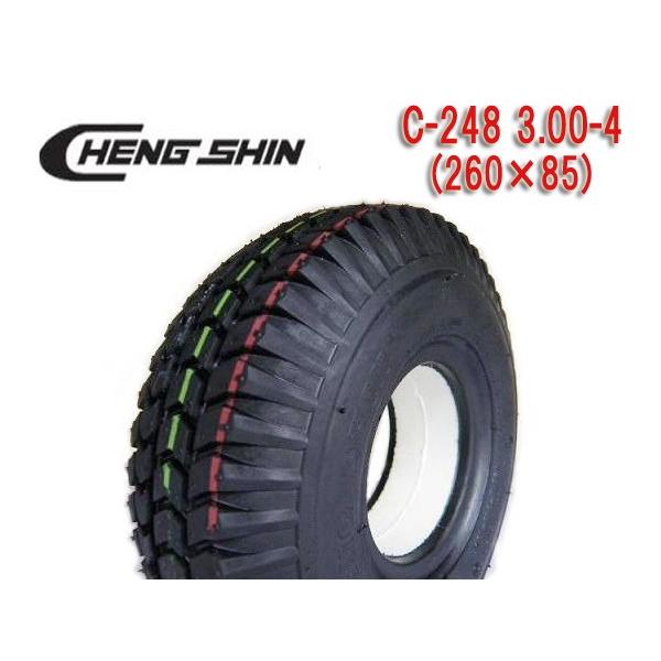 電動カート用ノーパンクタイヤ 3.00-4 スズキセニアカー ET4E タイヤ