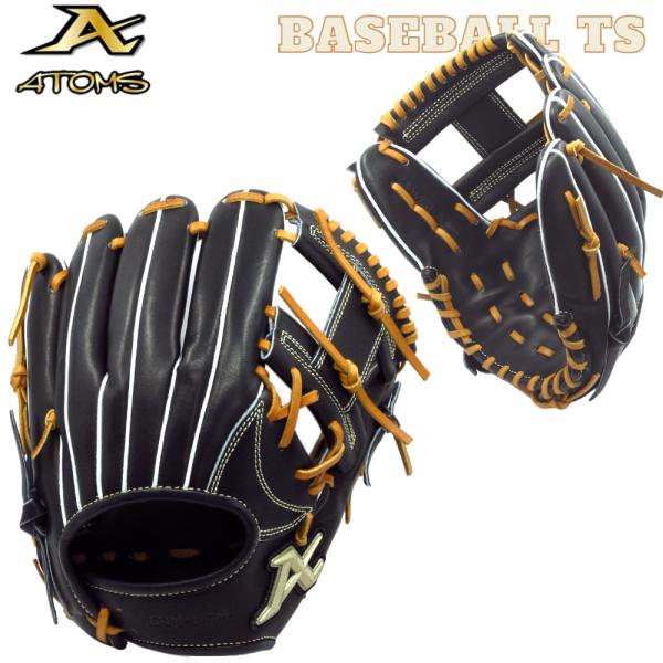 ATOMS 野球 アトムズ 軟式内野手用グラブ ACN-026 ブラック ナショナル