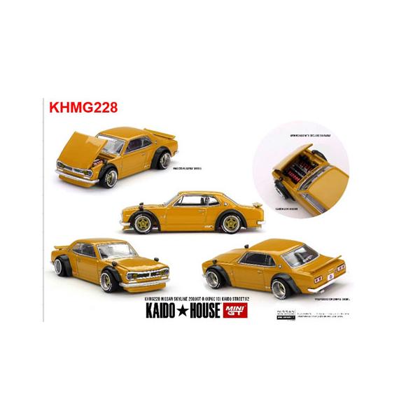 MINI-GT 1/64 Nissan スカイライン 2000GT-R (KPGC10) Kaido Street V2