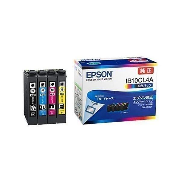 エプソン 純正 インクカートリッジ カードケース IB10CL4A 4色パック