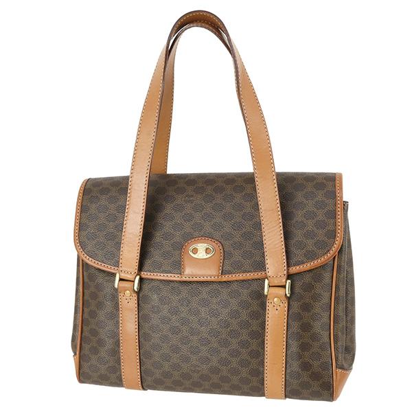 CELINE（セリーヌ） ハンドバッグ ショルダーバッグ マカダム ブラウン
