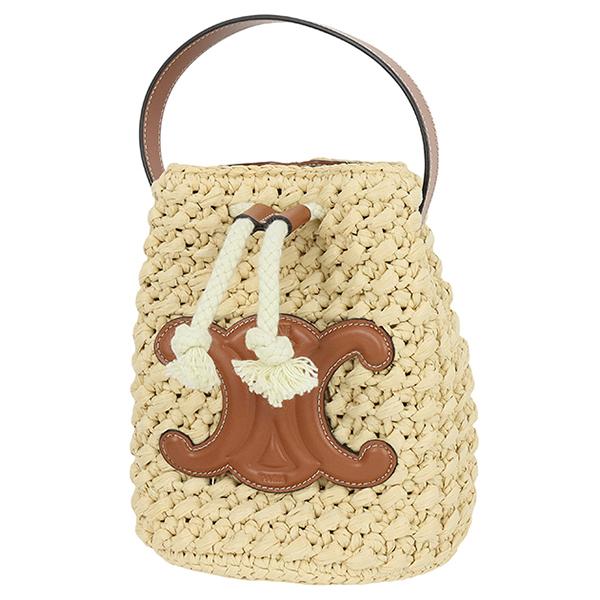 TRIOMPHE セリーヌ カゴバッグ ティーン ドローストリングバッグ