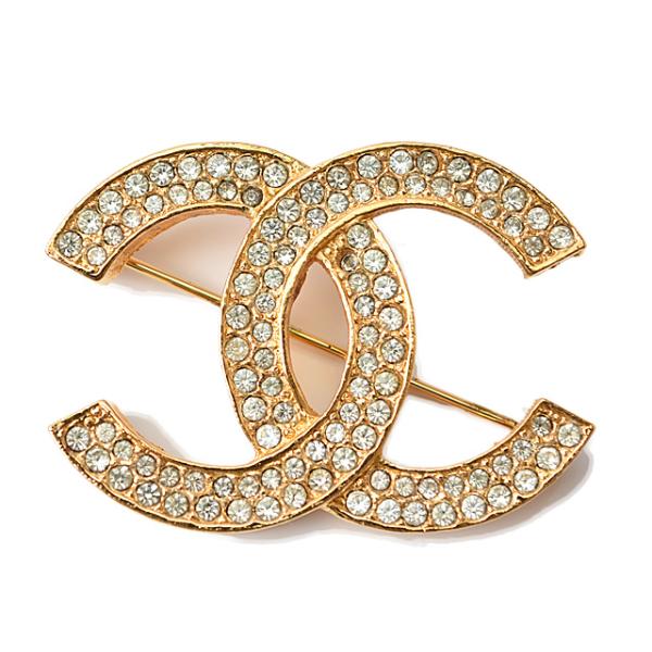 CHANEL（シャネル） ブローチ ピンブローチ ココマーク/ラインストーン