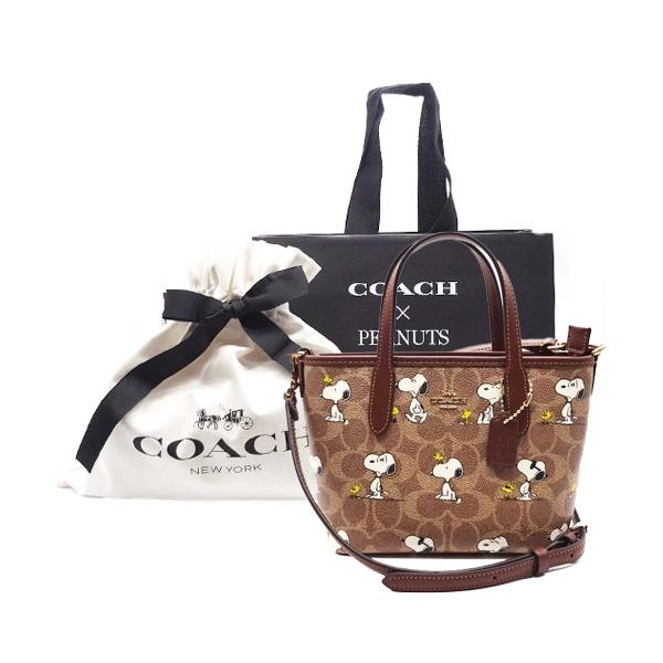 COACH（コーチ） バック 新作 新品 スヌーピー PEANUTS ミニ バッグ