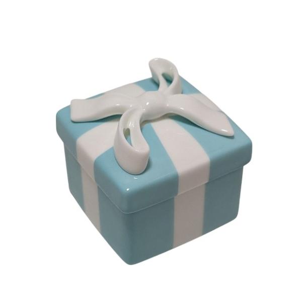 TIFFANY&Co.（ティファニー） 未使用 小物入れ 陶器 リボン TIFFANY