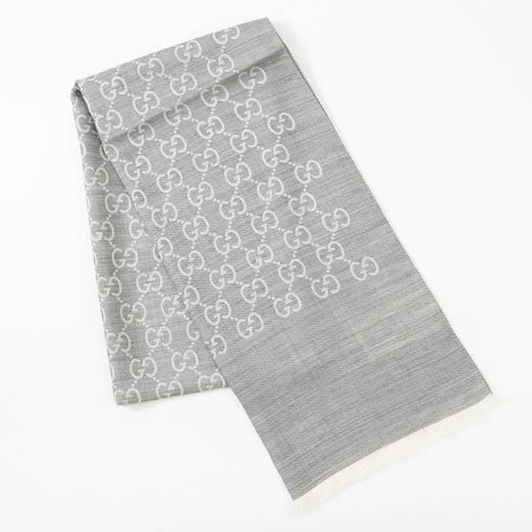 GUCCI（グッチ） レディース メンズ ストール ウール・シルク GG柄
