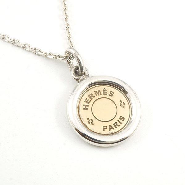 HERMES（エルメス） セリエ ネックレス 18金 K18 シルバー レディース