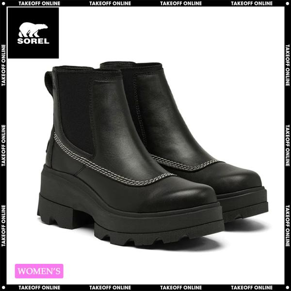 SOREL（ソレル） ジョアンフォーワード チェルシー ブーツ 撥水加工