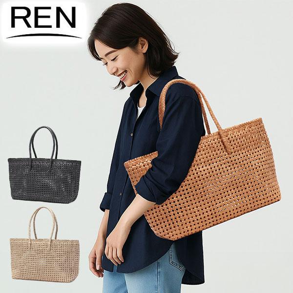 REN（レン） 特典付 トートバッグ レディース 大きめ 軽量 ブランド A4
