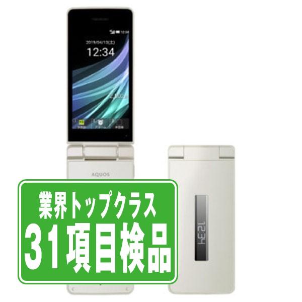 SHARP（シャープ） 805SH AQUOS ケータイ3 ホワイト SIMフリー 中古