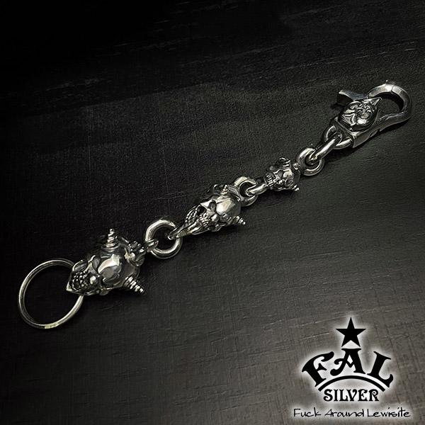 F.A.L トリプルス ウィルキー チェーン メンズ キーリング 鍵 収納