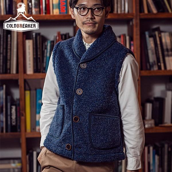 COLD BREAKER（コールドブレーカー） ベスト ボア ウール ラウンジ