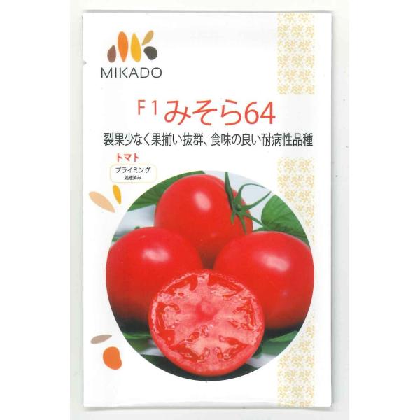 大玉トマト みそら64 8粒 ヴィルモランみかど（株） : グリーンロフト