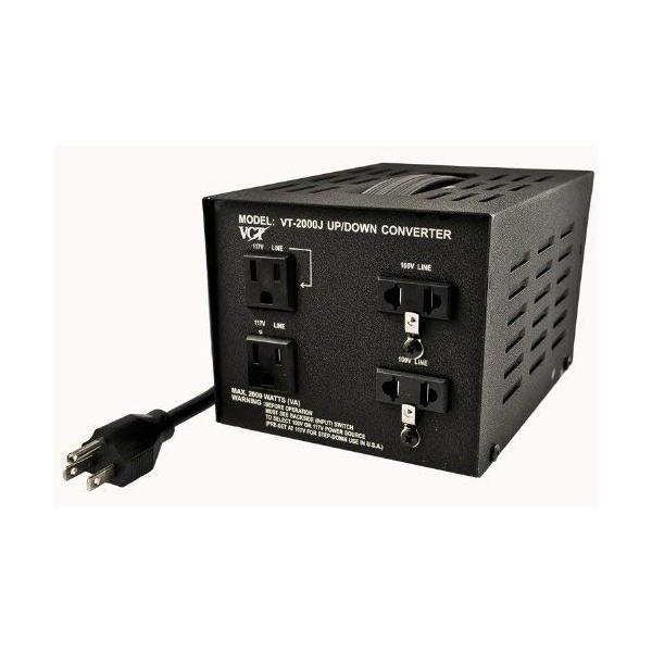 VC-2000 ステップダウントランス 220V-100V VC-2000 ステップダウン