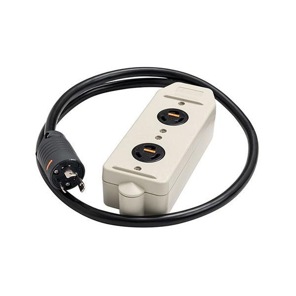 明工社 MR7693W8TL3 接地2P20A250V引掛マルチタップ L6-20 2コ口 L6