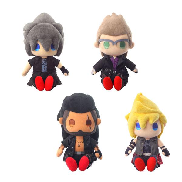 送料無料◇FINAL FANTASY XV ぬいぐるみ 4種セット (ノクティス