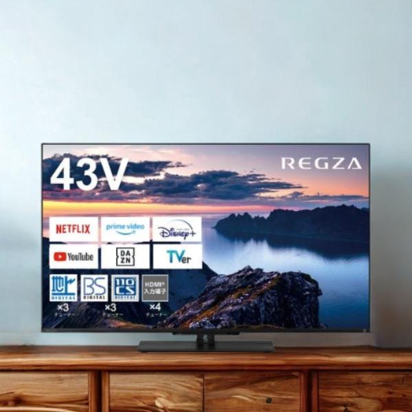 レグザ テレビ 43インチ 液晶テレビ 43V型 4Kチューナー内蔵 YouTube
