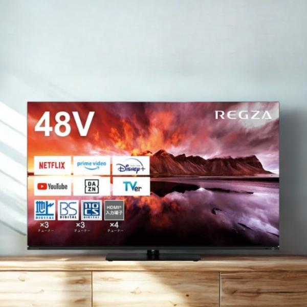 レグザ テレビ 48インチ 有機ELテレビ 48V型 4Kチューナー内蔵 YouTube