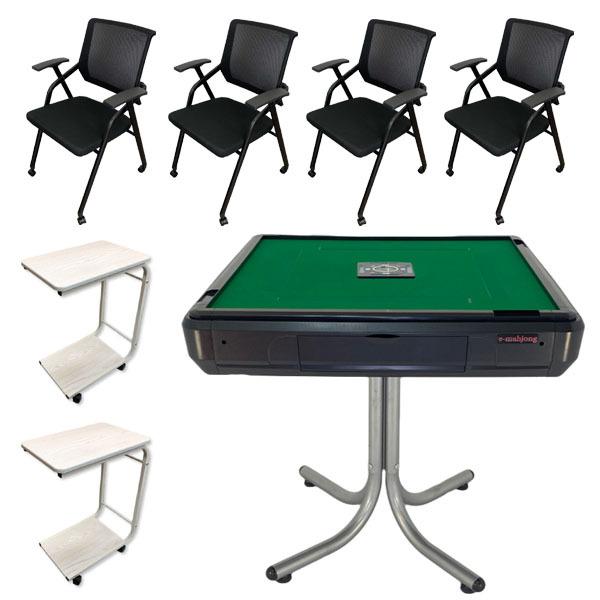 全自動麻雀卓 「Newスパイダー＃」・サイドテーブル・椅子セット 麻雀