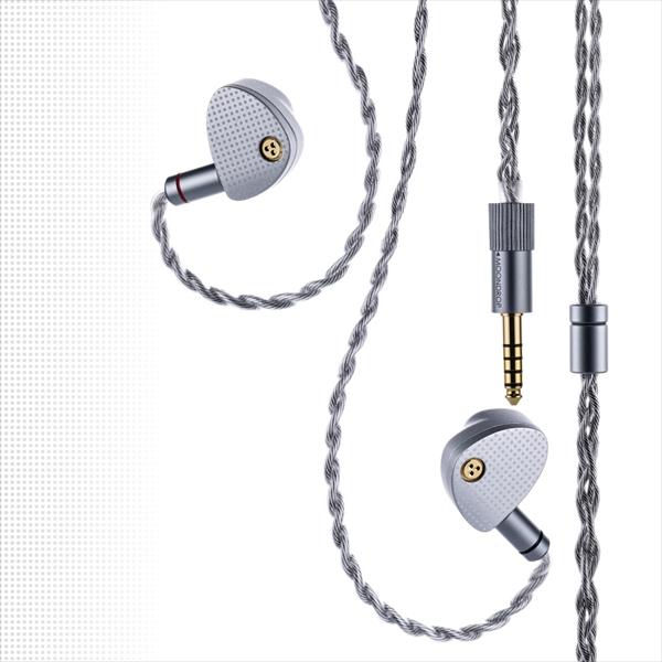 水月雨 (MOONDROP) ムーンドロップ Aria 2 有線イヤホン 3.5mm 4.4mm