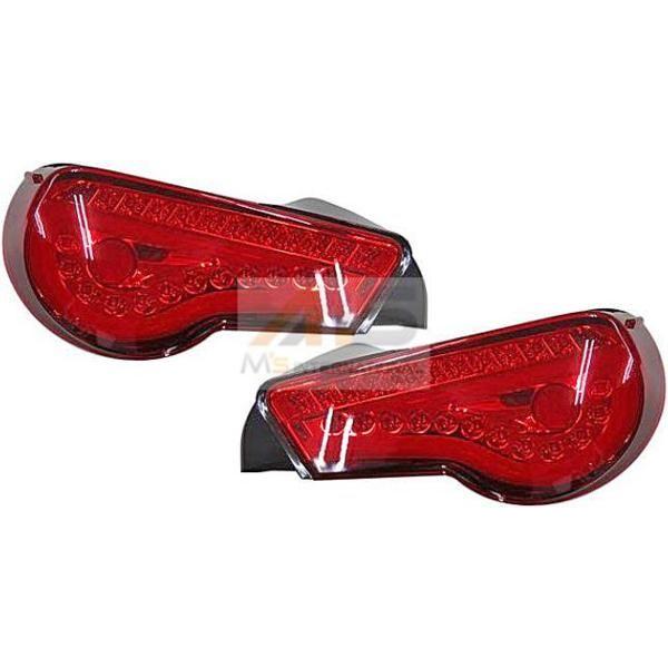 M's】トヨタ 86（ZN6）SONAR製 フルLEDテールレンズ レッド 赤