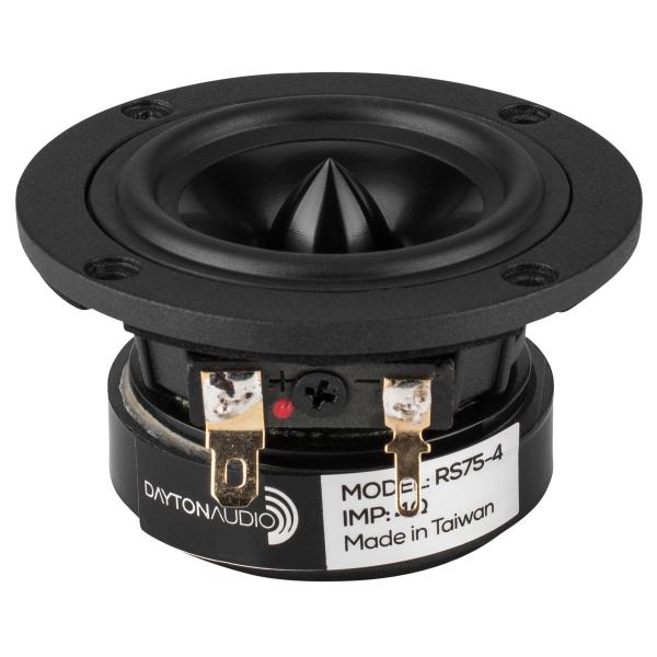 Dayton Audio RS75-4 スピーカーユニット 7.5cm フルレンジ 4Ω アルミ