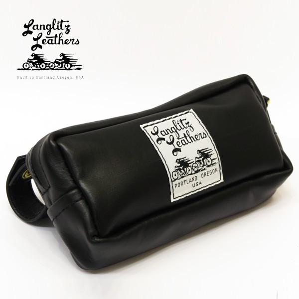 ラングリッツレザーズ Langlitz Leathers レザー サイド バッグ ポーチ