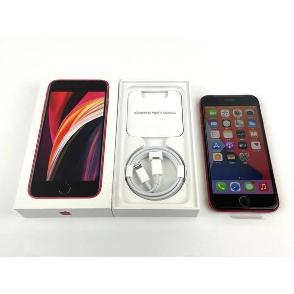値下げ中！SIM解除済！iPhone SE第2世代 レッド 128GB