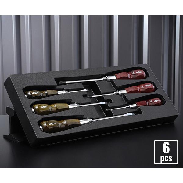 NEPROS NTD306 木柄ドライバセット6本組 ネプロス : エヒメマシン