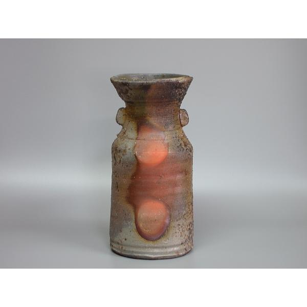 備前窯変耳付花入 岡田輝造 共箱 : 茶道具商 越中屋 - 通販 - Yahoo