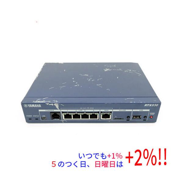 YAMAHA（ヤマハ） 【中古】YAMAHA製 ギガアクセスVPNルーター RTX830