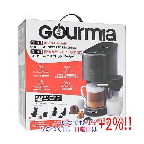 GOURMIA（グルミア） GOURMIA 4-in-1 コーヒー＆エスプレッソメーカー