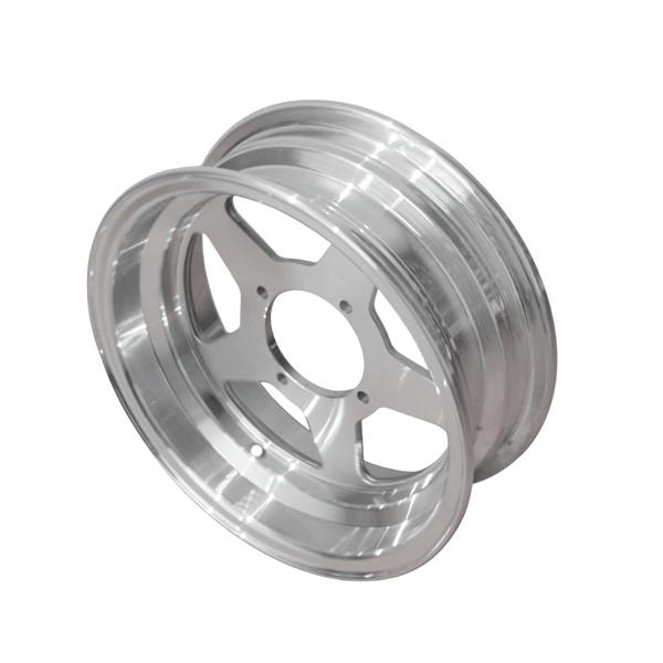 バイク用 タイヤ ホイール 10インチ ワイドホイール 3.5J シルバー 銀