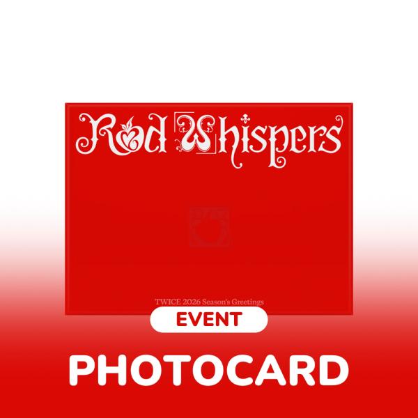 TWICE - 2026 SEASON'S GREETINGS [RED WHISPERS] / シーグリ