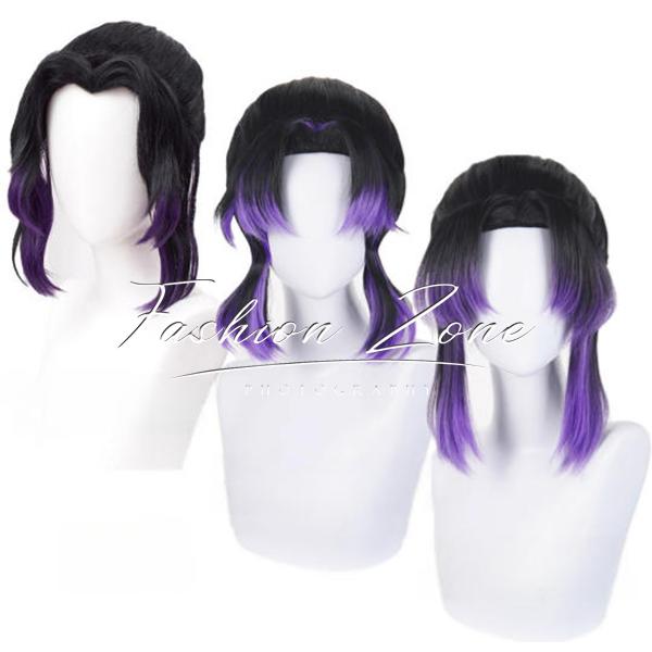 送料無料◇鬼滅の刃 風 胡蝶 しのぶ コスプレ ウィッグ かつら 激安