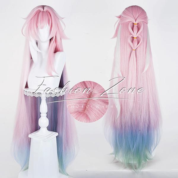 送料無料◇崩壊：スターレイル 風 キュレネ Cyrene コスプレ ウィッグ