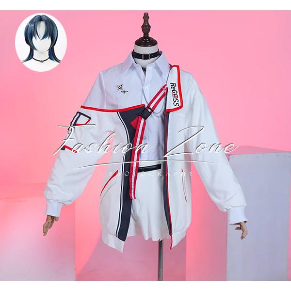 送料無料◇hololive ホロライブ Vtuber 風 火威青 ひおどし あお