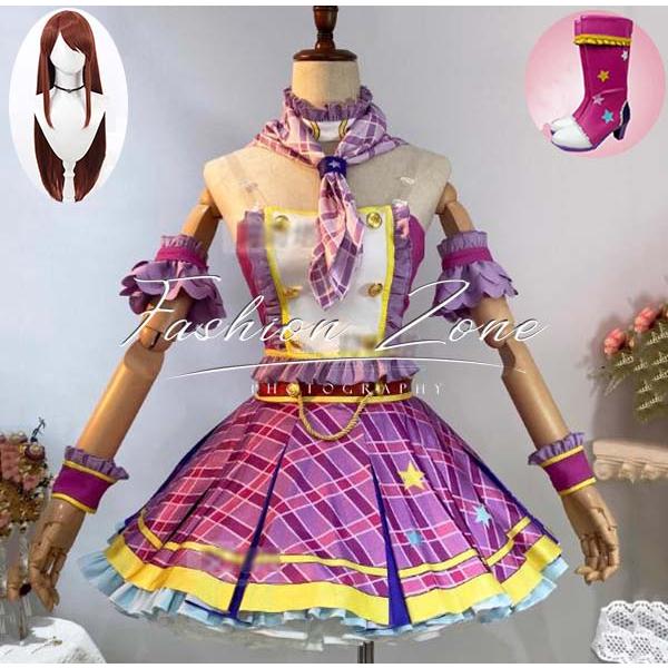 送料無料◇アイカツ！アイドルカツドウ！ 風 紫吹蘭 第二季 コスプレ