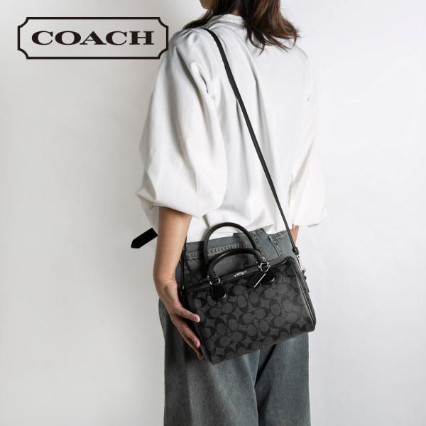 COACH（コーチ） シグネチャー ミニベネットサッチェル ショルダー付き