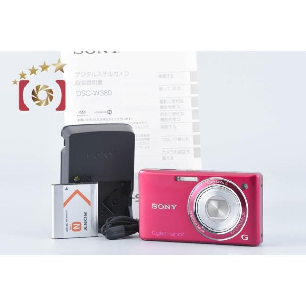 サイバーショット 【中古】SONY ソニー Cyber-shot DSC-W380 レッド