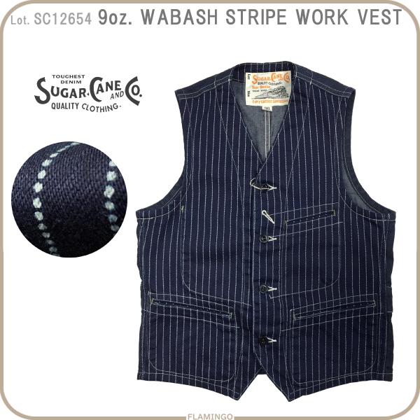 SUGAR CANE シュガーケーン SC12654 9oz ウォバッシュストライプ